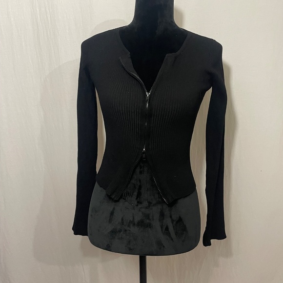 Fashionova Ribbed Zip up Jacket - Picture 3 of 7